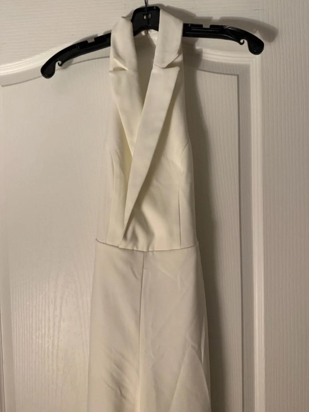 Nasty Gal White Halter Jumpsuit. - Picture 2 of 8
